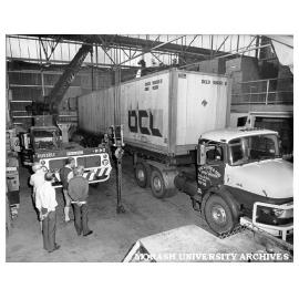 Robert Blackwood Hall organ arriving at Monash