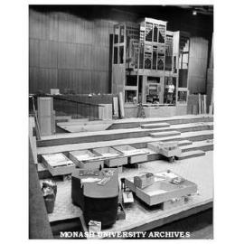 Foreman Herman Schmidt reassembling organ