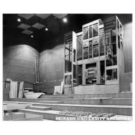 Re-assembly of organ in Robert Blackwood Hall