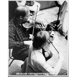 Members of Melbourne Symphony Orchestra rehearsing