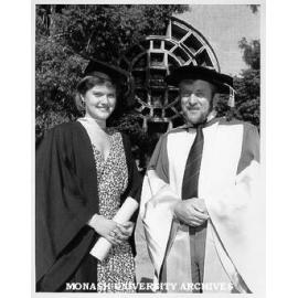 Graduate Julie Aitkin with Dr Lindsay Aitkin