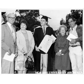 Michael Monash Bennett with parents June and Colin Bennett, and maternal grandparents, Doris and Harry Liebert