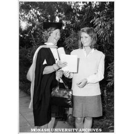 Mrs Mary Syme and daughter Jenny