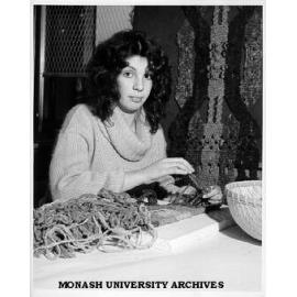 Summer School macrame tutor, Sue Hick