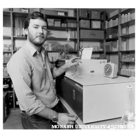 Water Studies Centre research officer Michael Jones