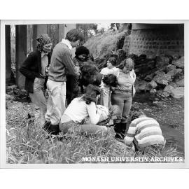 Caulfield Institute of Technology biology students on field trip