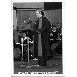 Dr John Bremer delivering Occasional Address