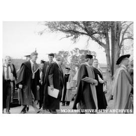 Academic Procession arriving for Chisholm conferring ceremony