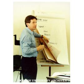 Australian Institute of Management's Peter Sheldrake at management workshop