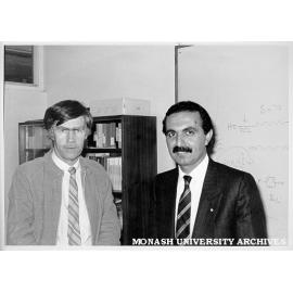 Visitor Dr Yilgor Iskender with Dr David Hewitt