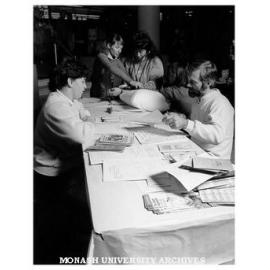 Nursing students at Karingal shopping centre