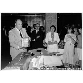 Retirement function for Dean of Art and Design, Harold Farey