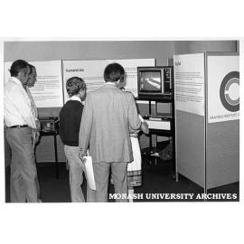 Nursing education display at Cabrini Hospital's 50th anniversary Open Day