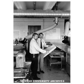 Premises Manager Mike Fuller (left) and Works Officer Russell Thomas