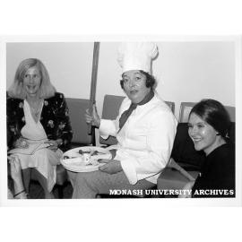 Eat-In judges Dianne Dudgeon and Wendy Adams, with organiser Jenny Beaton