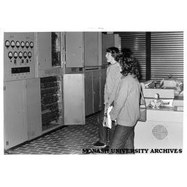 Pearcey computer on display Level 2 Phillip Law building