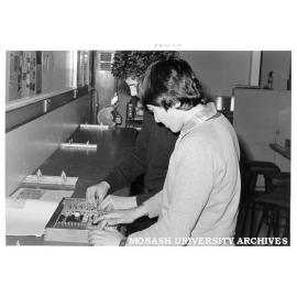 Visitors to electrical laboratory