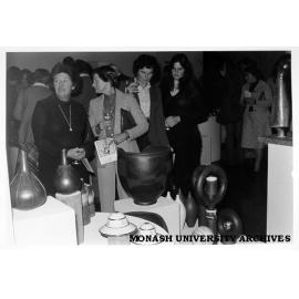 Visitors to Ceramics exhibition