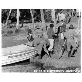 Water Studies Centre students on fieldwork