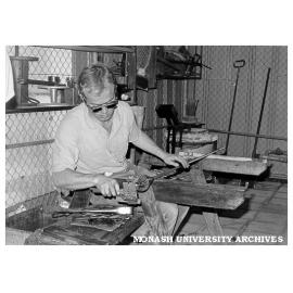 Glass blowing demonstration