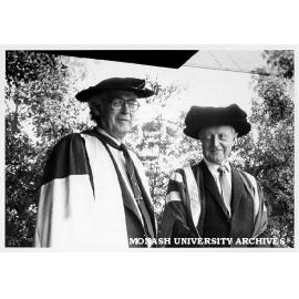 Sir Richard Eggleston and Chancellor Sir George Lush