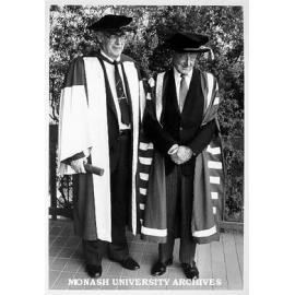 Sir Richard Eggleston and Chancellor Sir George Lush