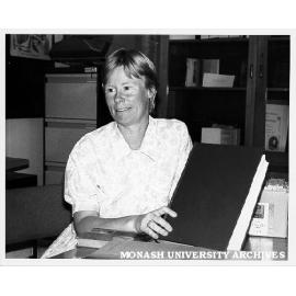 Historian Meredith Fletcher with Gippsdoc