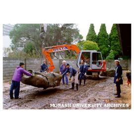 Placement of rocks for Japanese Garden