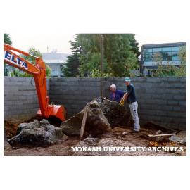 Placement of rocks for Japanese Garden