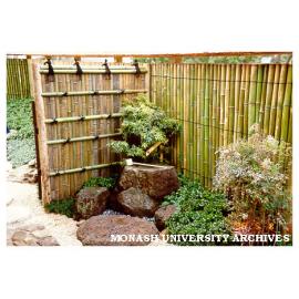 Stone water basin, Japanese Garden