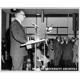Sir Robert Blackwood launching Great Hall appeal