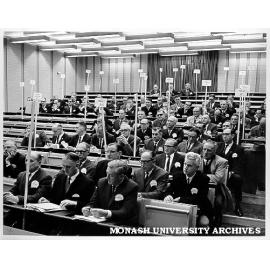 Meeting of fund raising teams for Parents' Great Hall appeal