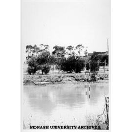 Dam south of playing fields