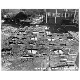 Foundations for Microbiology building