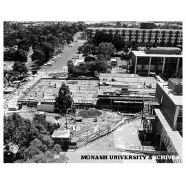 Construction of Microbiology building