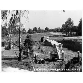 Earthmoving for proposed lake