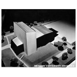 Model of proposed university theatre
