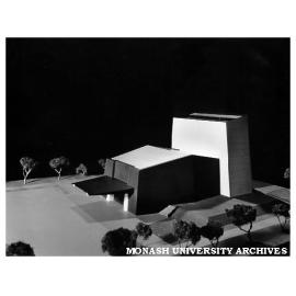 Model of proposed university theatre