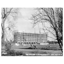 Humanities building under construction