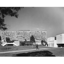 Menzies building, with Science lecture theatres at right