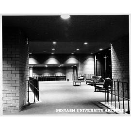 Upstairs foyer, Robert Blackwood Hall