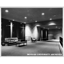 Upstairs foyer, Robert Blackwood Hall