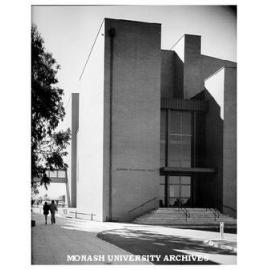 Main entrance, Robert Blackwood Hall