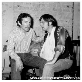 James Wright and Gary Gray in 'The Daughter-In-Law'. James Wright (left) as Luther Gascoigne and Gary Gray as Joe Gascoigne