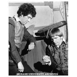 Gary Down (left) and Gil Tucker in 'Hamlet' as Guildenstern and Rosencrantz