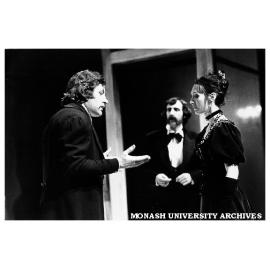 John Wood (left) and Julia Blake in 'The Cherry Orchard' as Lopakhin and Ranyevskaia