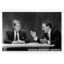 Peter Adams (right) and Chris Betts in 'Brilliant Lies'