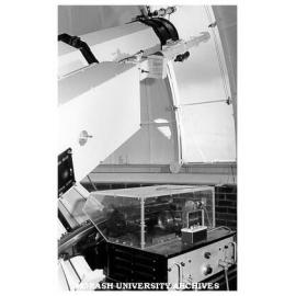 Interior, Monash Observatory at Mt Burnett