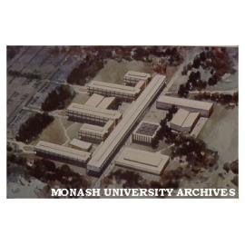 Drawing of proposed Science block by Bates Smart and McCutcheon