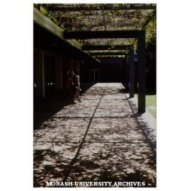 Walkway in Engineering courtyard